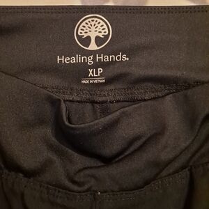 Healing Hands Black Scrub Pants XLP